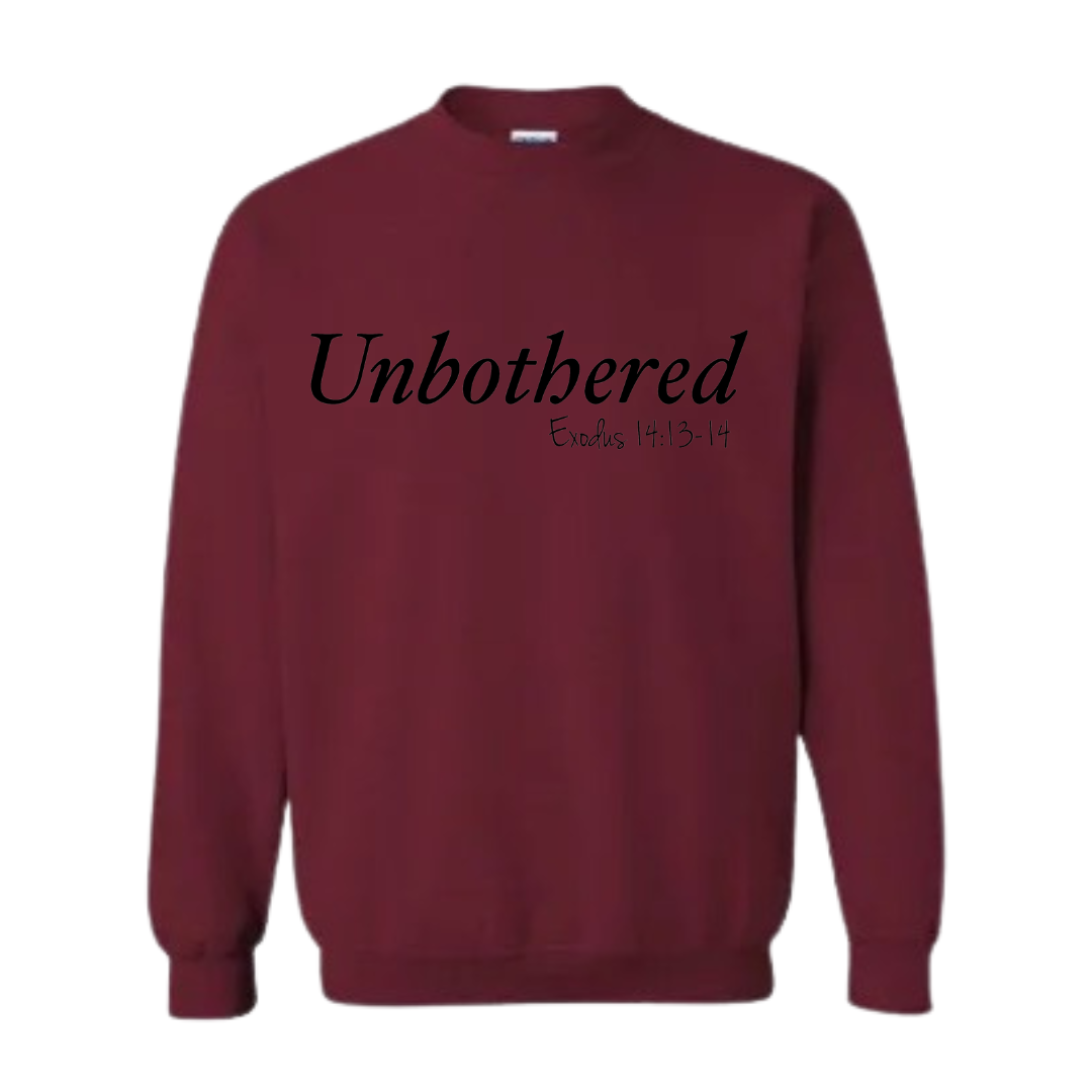 Unbothered Exodus 14:13-14 Sweatshirt