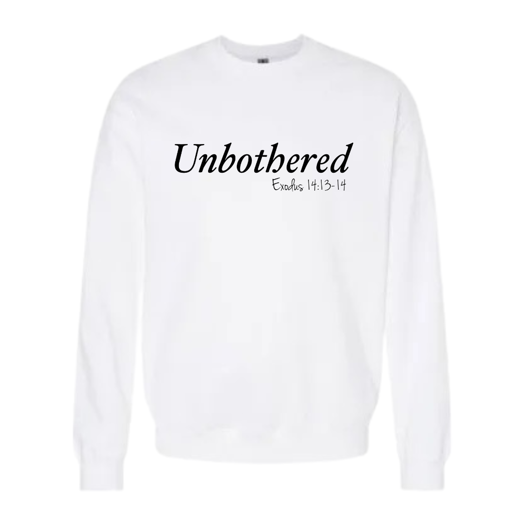 Unbothered Exodus 14:13-14 Sweatshirt