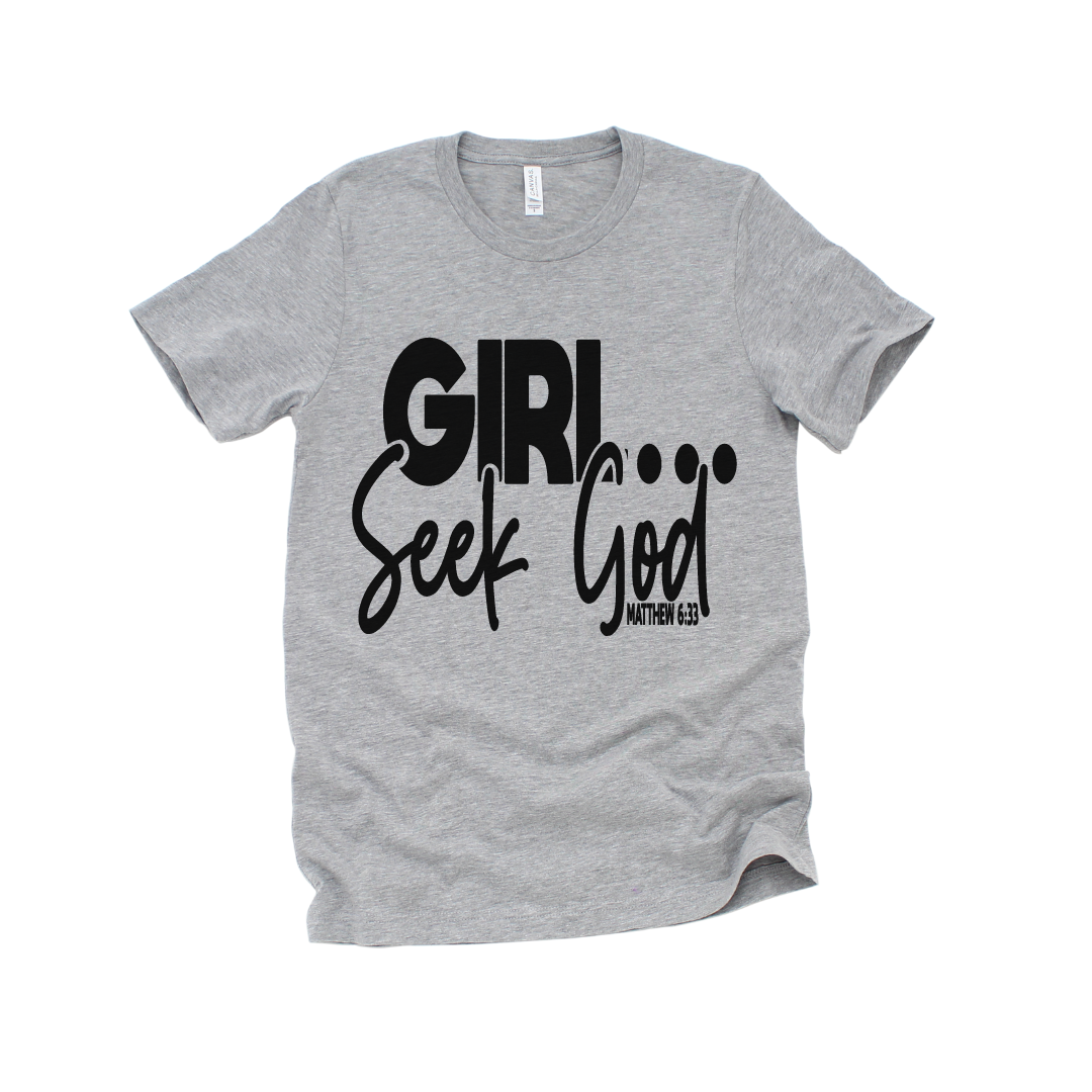 Girl Seek God Matthew 6:33